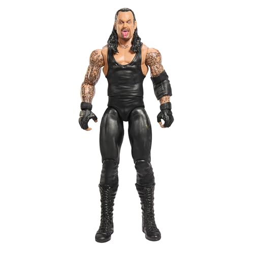 Mattel WWE Action Figure, 6-inch Collectible Undertaker with 10 Articulation Points & Life-Like Look, HTW20