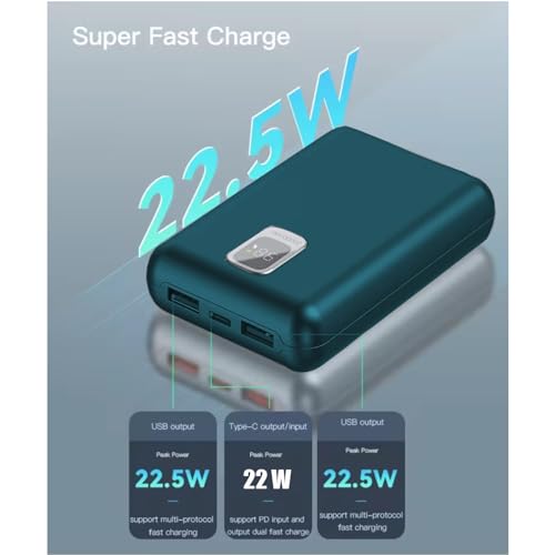 Image of AI /Explosion Safe / 20000 mAh Slim Fast Charging Mobile Portable Power Bank || Dual Type USB|, Travel, Office || Best Compact Portable Emergency Charger
