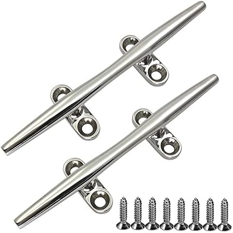 Trafu Boat Cleat Stainless Steel 4",5",6",8“ 2pcs (5inch-2pcs) Cover