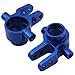Hobbypark Aluminum Steering Blocks Caster Blocks C-Hubs Stub Axle Carriers Left & Right with Ball Bearings Replace 6837 6832 1952 for Traxxas 1/10 Slash 4x4 Hop Parts (Navy Blue)