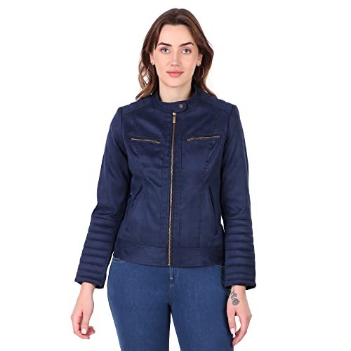 Image of Leather Retail Women's Suede Faux Leather Jacket