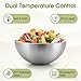Fundolla 304 Stainless Steel Dip Chiller Bowl, 35 Oz Double Walled Insulated Ice Serving Bowl, Dishwasher Safe, Ideal for Parties, Guacamole, Salsa, And Cold Appetizers