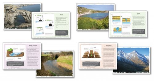 Wildgoose EducationWG4371 Geographical Features Card (Pack of 20)