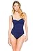 La Blanca Women's Solid Over The Shoulder Sweetheart One Piece Swimsuit