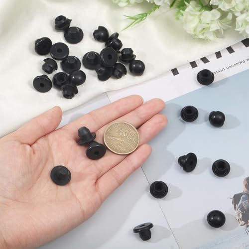 Image of 30Pcs Floor Bottle Jack Oil Filler Plug 9mm Horizontal Rubber Filler Bung Jack Oil Plugs Hydraulic Filler Bung for Oil Reservoir Fill Hole Floor Stopper