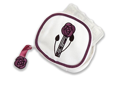 Bolsa Justina Claire em uma rosa de mackintosh e design de treliça Tradicional Mauve