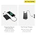 Nitecore Pocket 10000 Carbon Fiber Power Bank 10000mAh Fast Charging Portable Charger Battery Pack Dual USB-C Ports with Built-in USB-C Cable, Tag