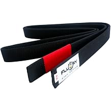FLUORY Premium Cotton Brazilian Jiu Jitsu BJJ Belt for Adult, Made of 100% Cotton, IBJJF Competition Approved