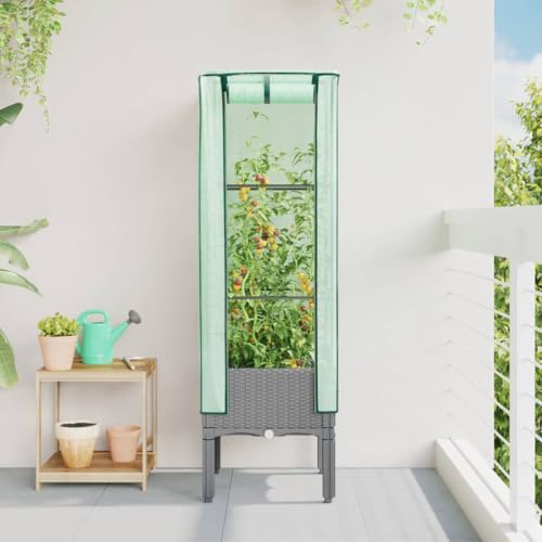 Jardinière surélevée housse de protection pour protéger vos plantations du gel - 4