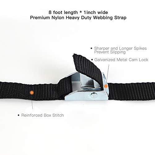 image for XSTRAP STANDARD Cam Buckle Straps 6PK 8FT Powersports Tie-Downs 1-Inch