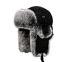 Amazon.com: Men Women Faux Fu𝐫 Trapper Hat Winter Thick