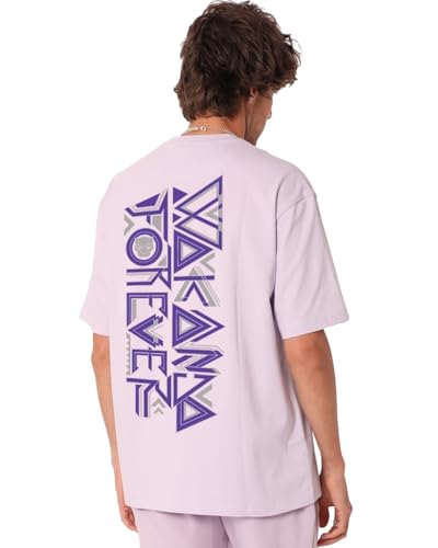 Image of Bewakoof X Harry Potter Men's Cotton Jersey Graphic Print Oversized Fit Half Sleeve Round Neck T-Shirt | Casual Wear | Street Wear | Oversized t Shirt for Men Cotton | Baggy