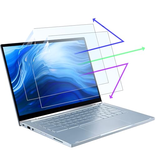 2 Pcs 13.3 Inch Anti Blue Light Screen Protector Laptop Aspect 16:9 Compatible With Hp Dell Lenovo Acer Asus Samsung, 13" Computer Glare Filter Uv Blocker Shield Eye Protection Film