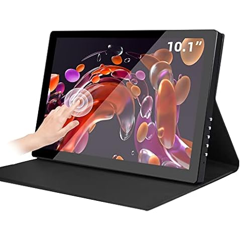 Thinlerain Portable Touchscreen Monitor, 10.1 Inch Portable Laptop Monitor HDMI 1920x1200 IPS 16:10 Screen Computer Display for PC PS3 PS4 Xbox Raspberry Cover