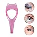 6pcs Pink and Blue Eyelash Makeup Tool Eye Lash Mascara Guard Applicator Eyebrow Drawing Template Eyeliner Card Makeup Grooming Templates DIY Beauty Accessories