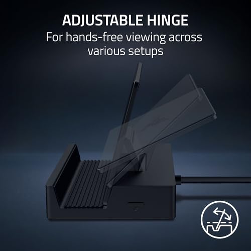 Razer Handheld Dock Chroma: Charging Hub & Expand Connectivity for Mobile Gaming & Tablets - iPhone 16, Steam Deck, ROG Ally, Switch & More - USB C, USB A (3), HDMI, GbE - 100W Power Passthrough by Razer - Image 3