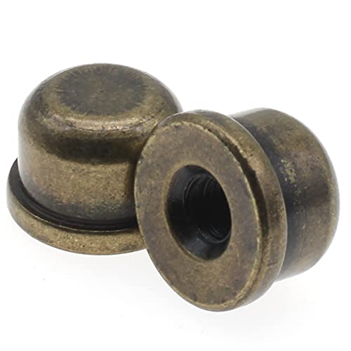 1/4-27 Lamp Finials Caps 2 Pcs Bronze Solid Lamp Finials Caps Tapped Of Tops For Lamp Shade Holder Harp #TOP4