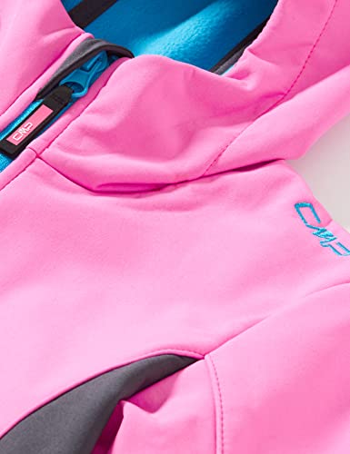CMP - Softshelljacke für Kinder, Lila Fluo-Titan, 164