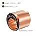uxcell Copper Sheet Roll, 3000mm x 50mm x 0.05mm 99.9% Pure Copper Strip Metal Foil Plate for Electrical DIY Projects
