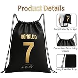 WPNCYK Ronaldo Gifts for Boys, Football School Bag, Large Capacity Sports Backpack for Training, Games, and Travel, Water-Resistant Football Kit Bag with Adjustable Straps - Image 3