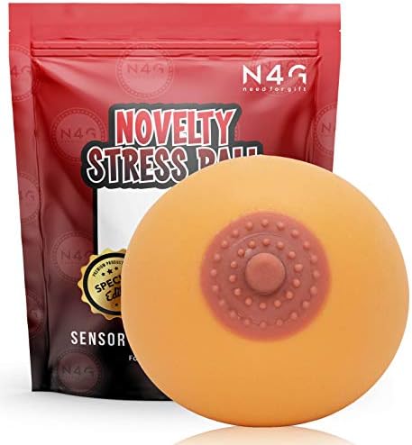 Need for Gift - Novelty Present for Men Stress Relieve Boobs Breast - Model 2022 - Novelty Gift for Men Women Boyfriend Girlfriend Practical Jokes Rude Funny (Size 8cm) - 1 Pack