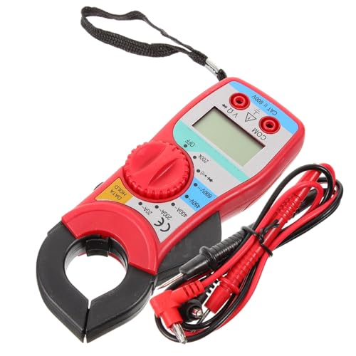 Operitacx Pinza Amperimétrica Para Medidor Voltímetro Amperímetro Fácil De Usar y Seguro