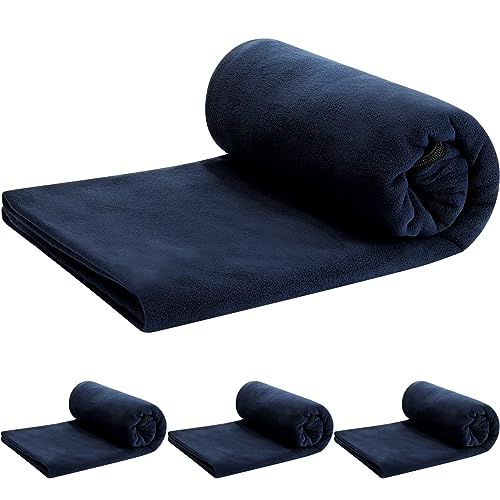 Mixweer 3 Pcs Fleece Sleeping Bag Liner for Adult Warm or Cold Weather 75