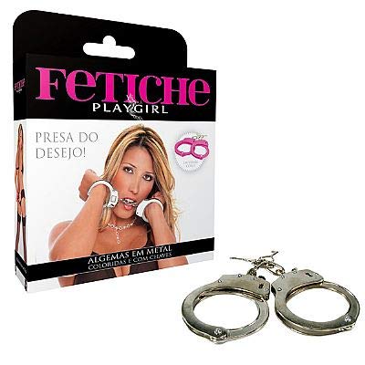 Algema em Metal - Dominatrix Fetiche, Cor: Prateada