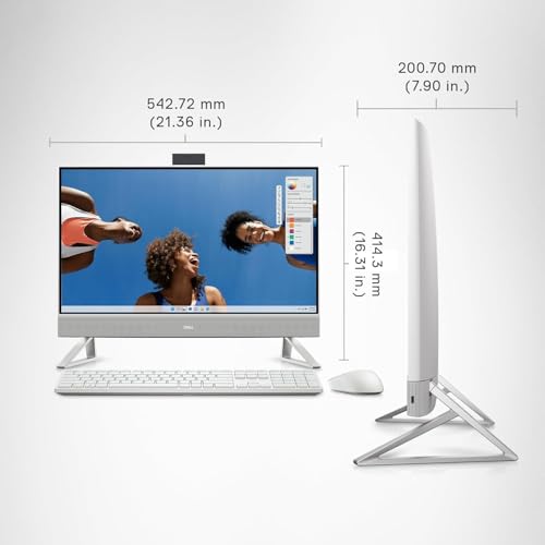 Image of Dell-All in One Desktop-Computer Touchscreen-24 inch FHD IPS Display -Intel Core 7 150U Beat i7-1355U- 32GB RAM -1TB SSD -Windows 11 Office 365 One Year -Wired Keyboard Mouse Set -Home Business