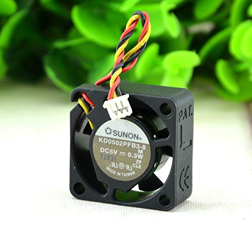 25mm 5V Cooling Fan KD0502PFB3-8 for Hard Disk Drives - 0.3W Low Noise Small