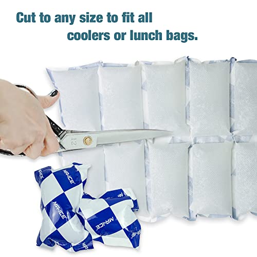 Shipping Cold Packs Flexible Ice Blanket for Coolers & Shipping, Pain Relief Therapy Freezer Ice Pack Sheets, Dry Ice Cold Packs for Cold Storage Food Transport Hiking Camping(12 Cells Each, 8 pcs) - Thumbnail 4