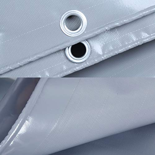 OKUOKA cobertizo lona impermeable gris 2x2m protector solar retráctil 5