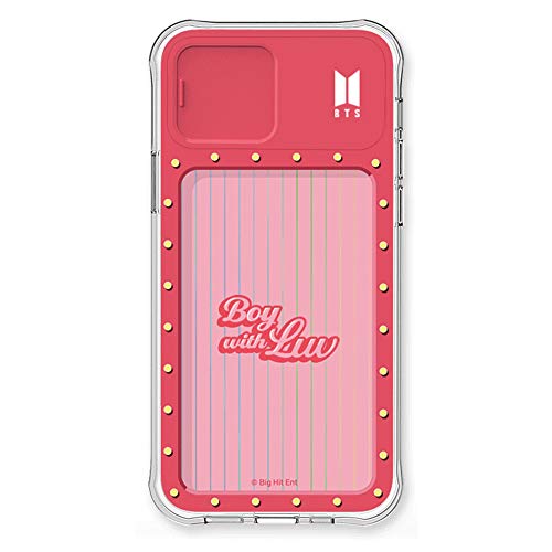 Big Hit Entertainment BTS Official Boy with Luv Light Up Phone Case for Apple iPhone 12/Pro/Pro Max/11/XS MAX/XS/X/Samsung Galaxy Note 10/Plus