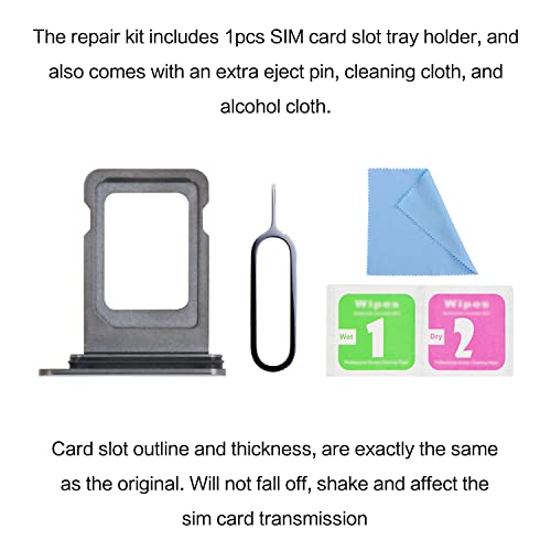 ASDAWN Suporte de bandeja de substituição para iPhone 11 Pro Max SIM para iPhone 11 Pro Max Slot par