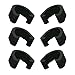 Albedel 6 pz nero metallo C-Clips morsetti U-Clips fibbia MTB BMX mountain bike biciclette freno deragliatore cavo del cambio guide cavo ingranaggio cavo alloggiamento tubo