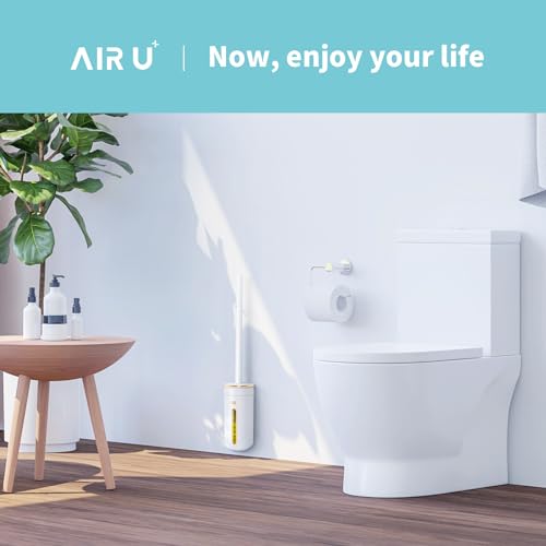 Image of 48 Count Disposable Toilet Brush Heads, Toilet Bowl Wand Refills for Toilet and Bathroom Cleaning, Yellow Lemon Fragrance, Not Suitable for Electric Toilet Brushes