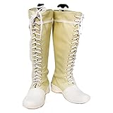 KOGOROUCOS】Final Fantasy VII FFVII FF7 YuFFie Kisaragi Shoes Boots Cosplay Costume 0206069 Customizable Size(10 M USWomen)