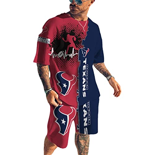 Ensemble de fitness homme avec short de jogging et t-shirt 4XL
