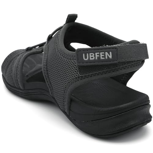 Image of UBFEN Womens Hiking Sandals Comfortable Walking Sandals Summer Sport Breathable Arch Support