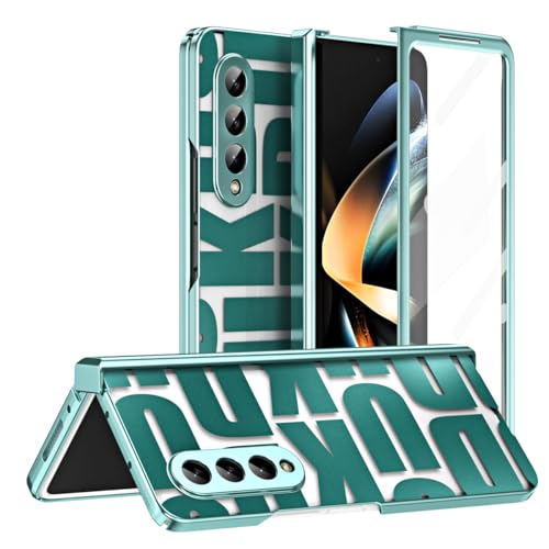 Coque Galaxy Z Fold 6 verte rigide premium et film protecteur d'écran
