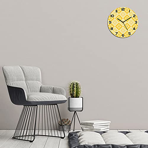 Horloge en verre sécurité 30 cm moderne impression haute définition - 5