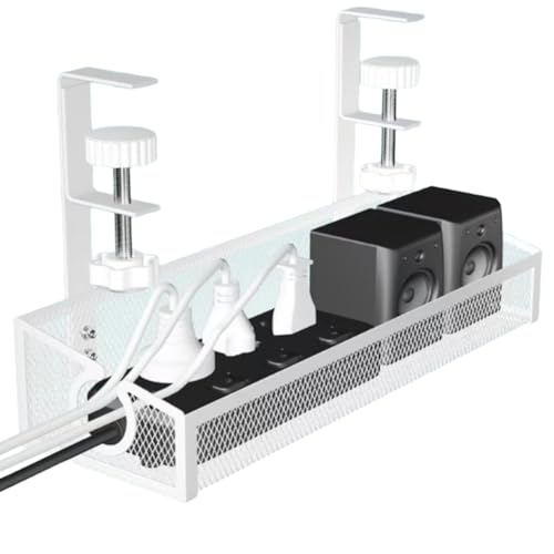 Organizador y Bandeja para Gestión de Cables bajo escritorio miniatura 4