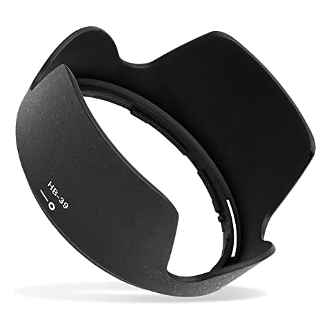 CELLONIC® Parasol HB-39 Compatible con Nikon AF-S DX Nikkor 16-85 mm f/3.5-5.6G ED VR, Nikkor 18-300mm f/3.5-6.3 G ED VR Lens Hood de Bayoneta Cover