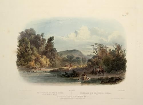 Toile de Karl Bodmer pour grand mur vide tableau salon salon chaleureux 60x90 cm