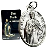 Westmon Works St Martin De Porres Medal Set Italian Metal Medallion USA Made Saint Prayer Holy Card