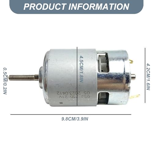 Motor 775 de alto torque y 21V que maximiza la fuerza en cortadoras 3