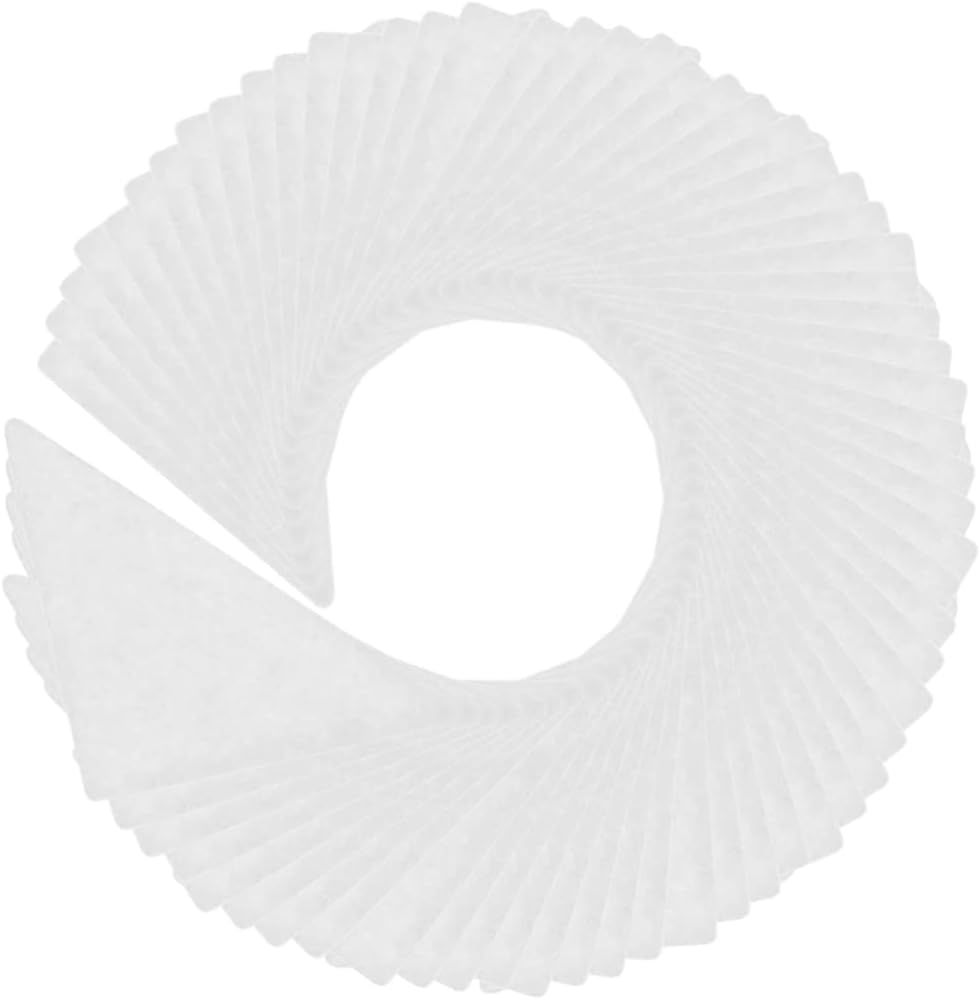 Zerodeko 120pcs Collar Stays for Men Dress Shirts Shirt Inserts No Curl Design Support for Professional Appearance for Office and