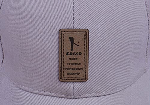 Image of solid plain unisex cotton caps free size adjustable casual look stylish cap