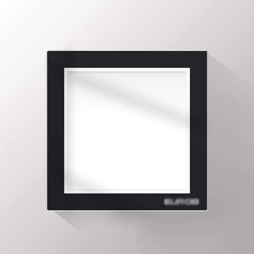 Lichtschalter, Lampenschalter, ❀ intelligente Lichtschalter, 86 verdeckte Schalttafel, Wandlichtschalter, modische Schlüsselschaltertafel for Hotel, Restaurant, Schlafzimmer (Farbe: 4 Gang 2 Way) (Far
