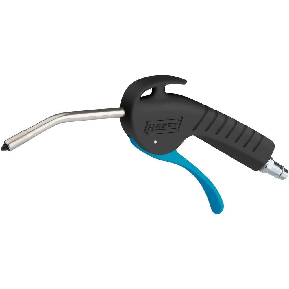 Pistola di soffiaggio HAZET 9040P-3 | ugello curvo lungo 100 mm, pressione di esercizio 6 bar, impugnatura ergonomica | rimozione rapida di trucioli o altri oggetti estranei | bassa rumorosità